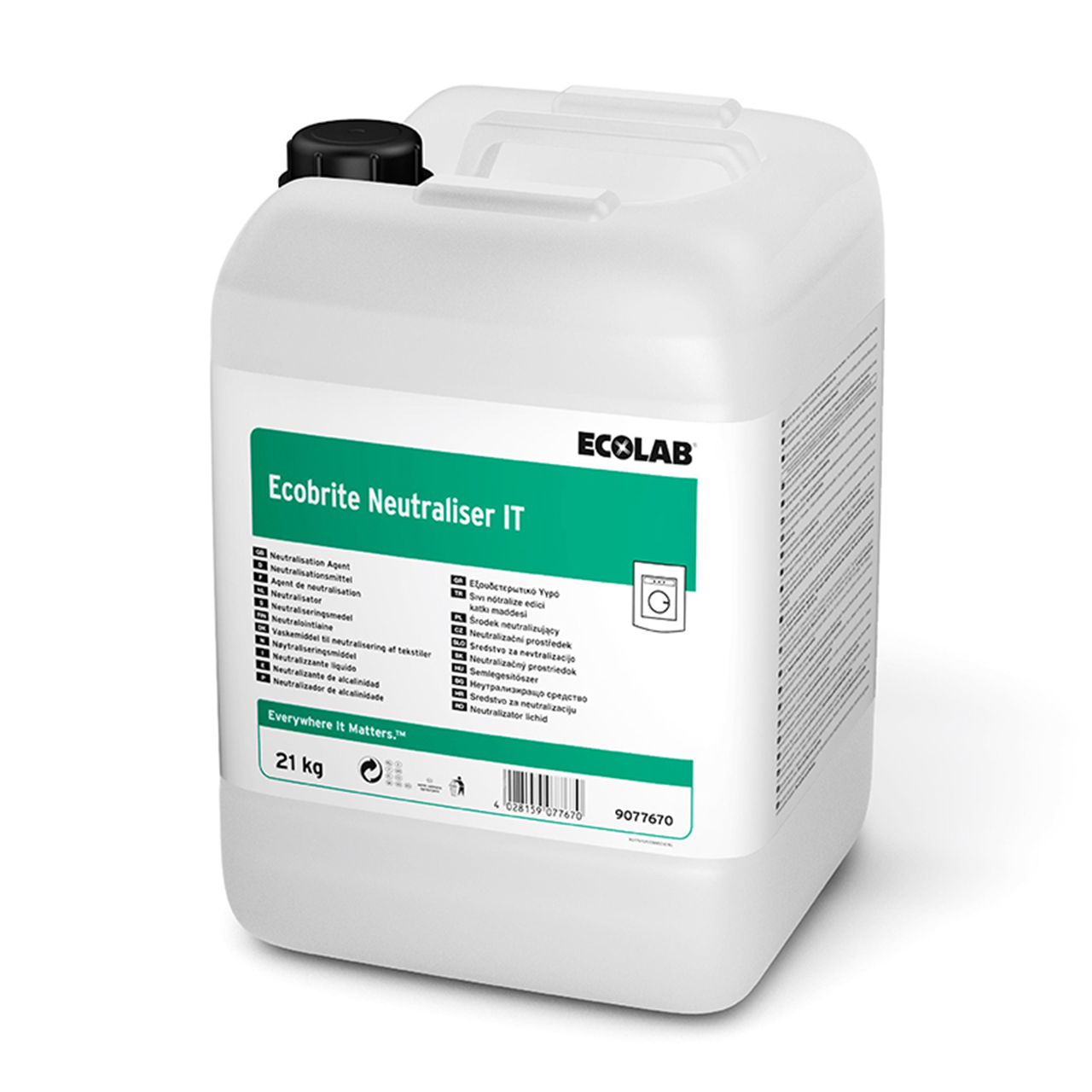 Agent neutralisant Ecobrite Neutraliser IT, bidon de 21 kg