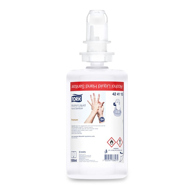 Tork désinfectant pour les mains liquide 1l S4