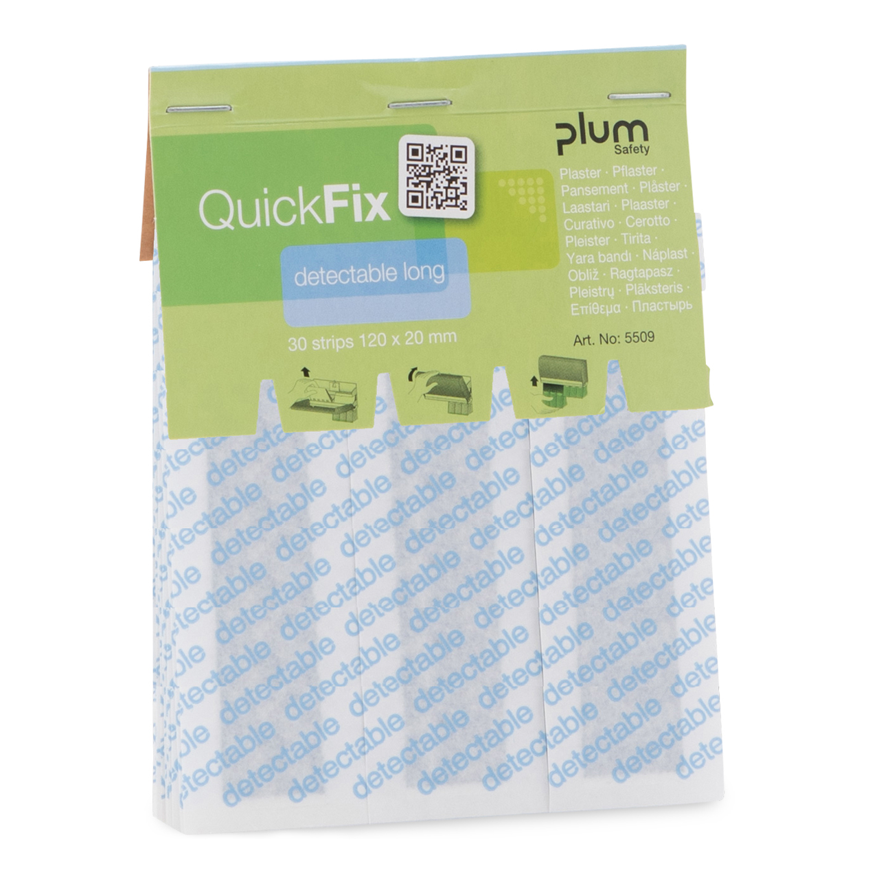 PLUM QUICKFIX Refill Textil detektierbar lang