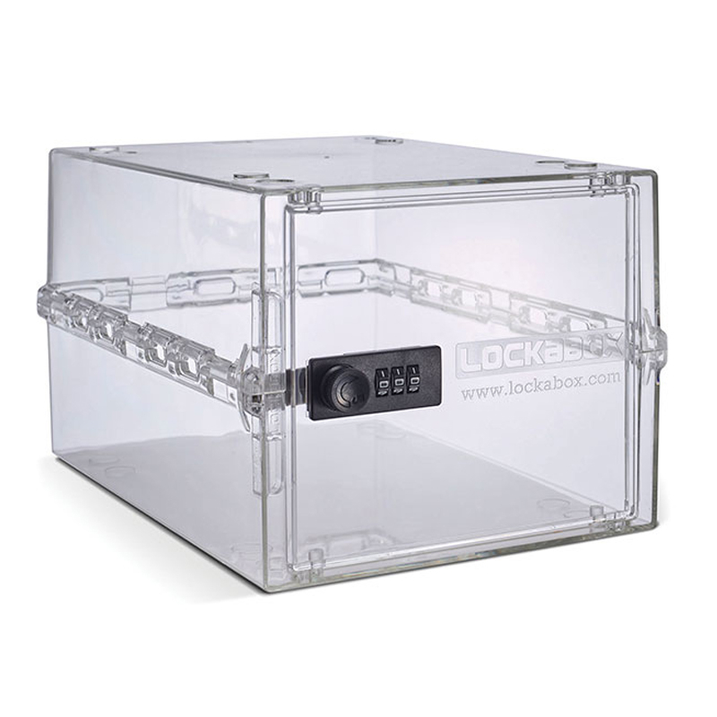 Boîte de fermeture Lockabox One, Crystal (transparente)