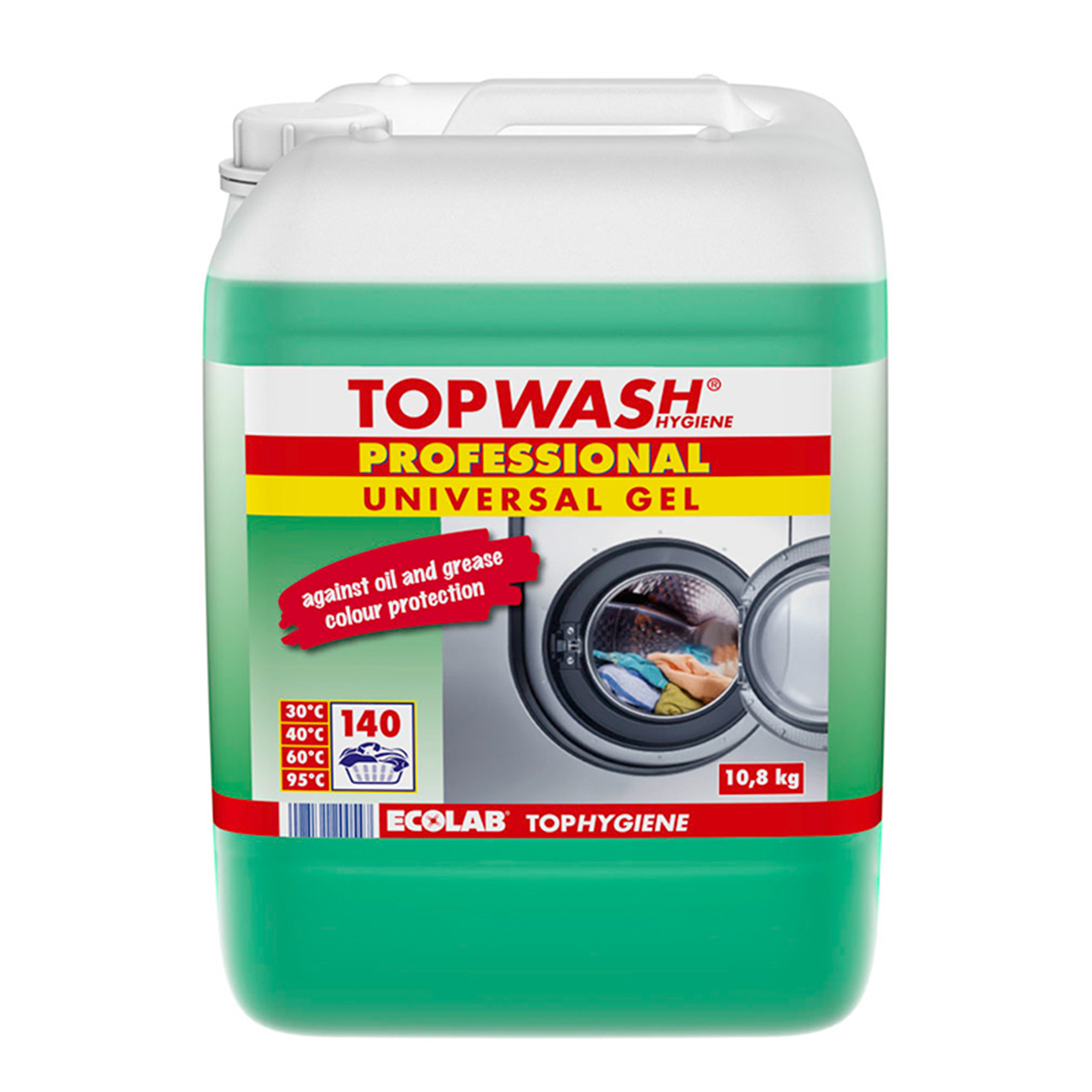 Gel TOPWASH ® pour le linge, bidon de 10,8 kg