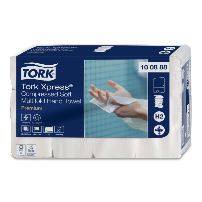 Tork Xpress® Komprimierte Weiche Handtücher