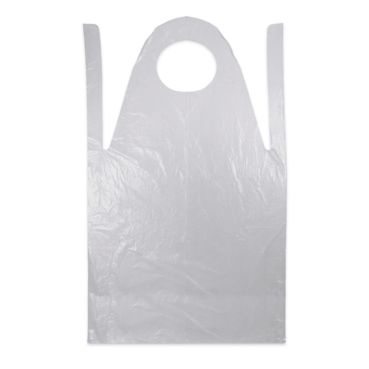 Tabliers en plastique, Medi-Inn, Extra Fort, 75x120cm, blanc, bloqué, lourd (54my)