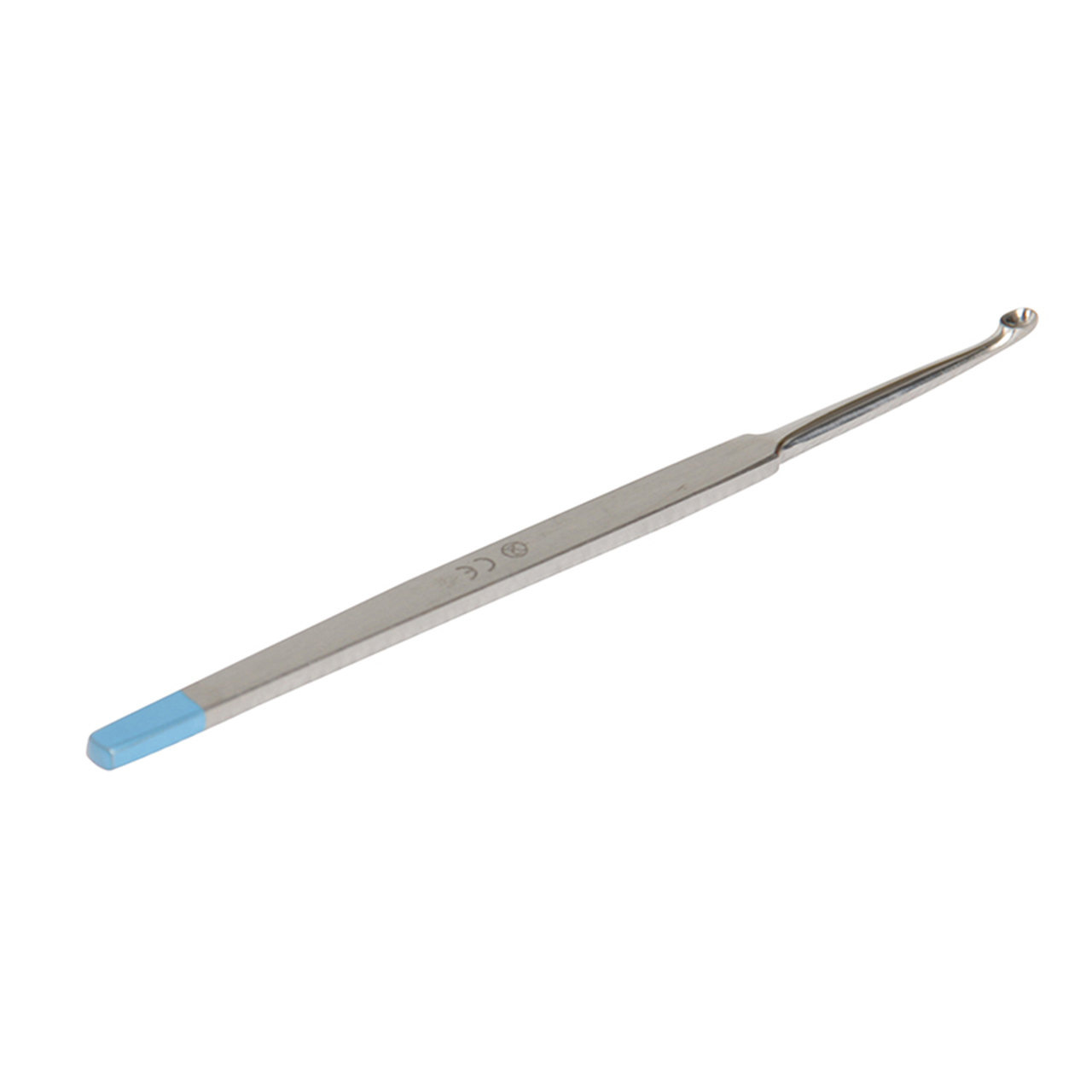 Cuillère curette, 4 mm, inox, jetable