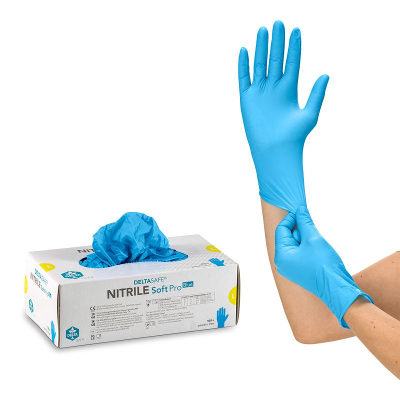 DELTASAFE® NITRILE Soft Pro Blue, 240 mm