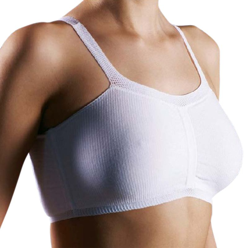 Soutien-gorge confort Celia, niveau de compression 5, blanc, L