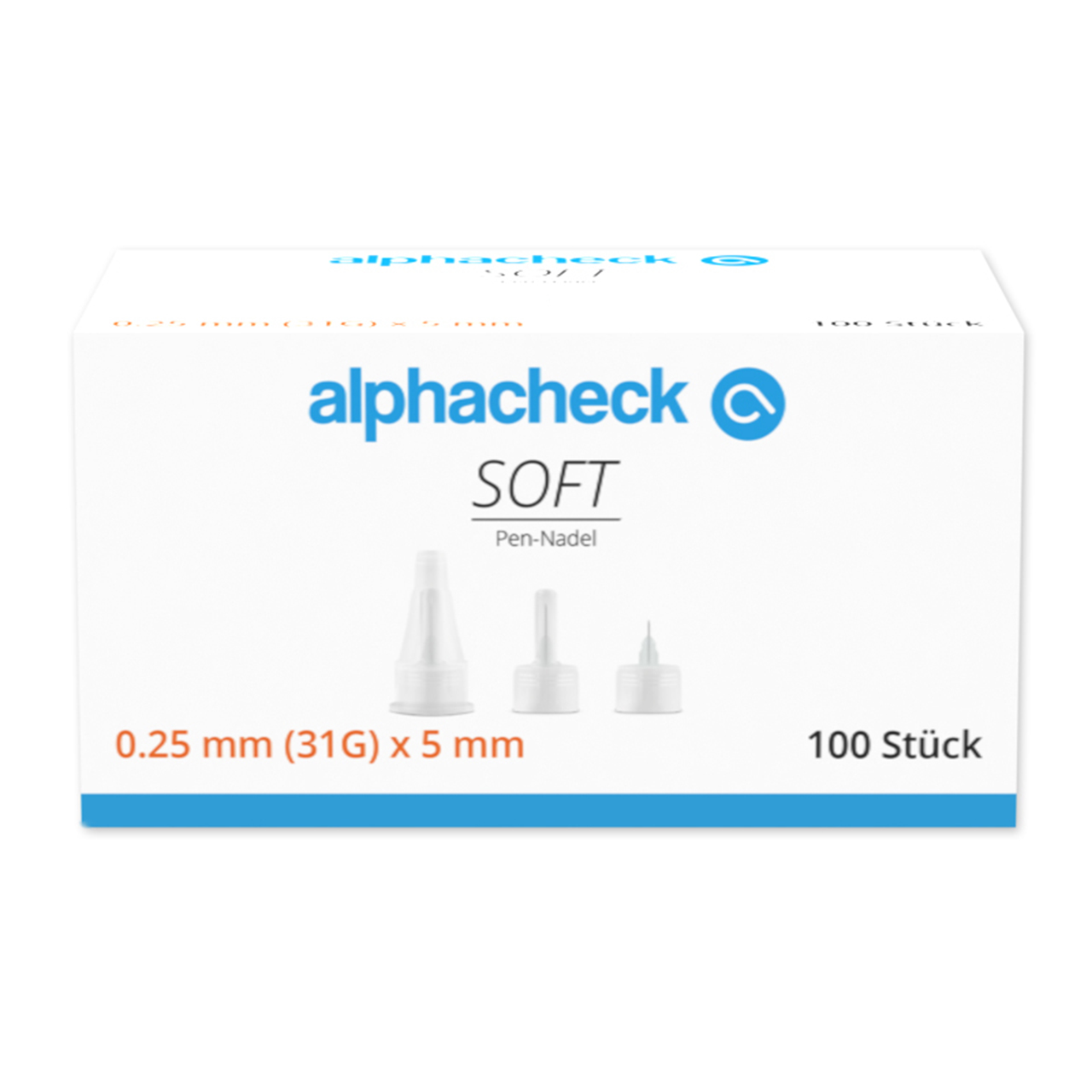 Aiguilles pour stylos alphacheck soft, 31G, x 5 mm