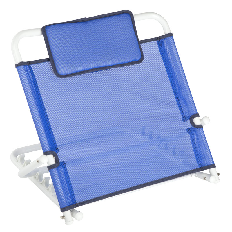 Support dorsal, angle réglable, bleu