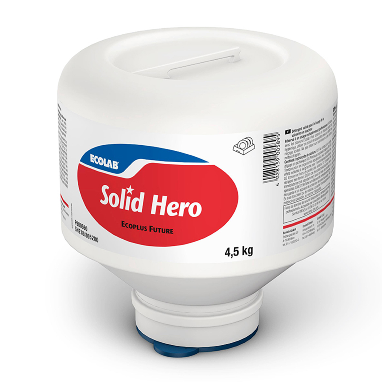 Détergent extrêmement concentré en bloc Solid Hero