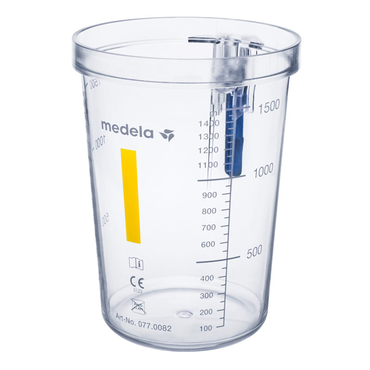 Bocal collecteur, pour poche à sécrétions, 1.5 l pour pompes d'aspiration  Medela