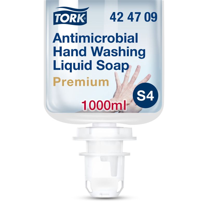 Savon liquide désinfectant pour les mains Tork S4