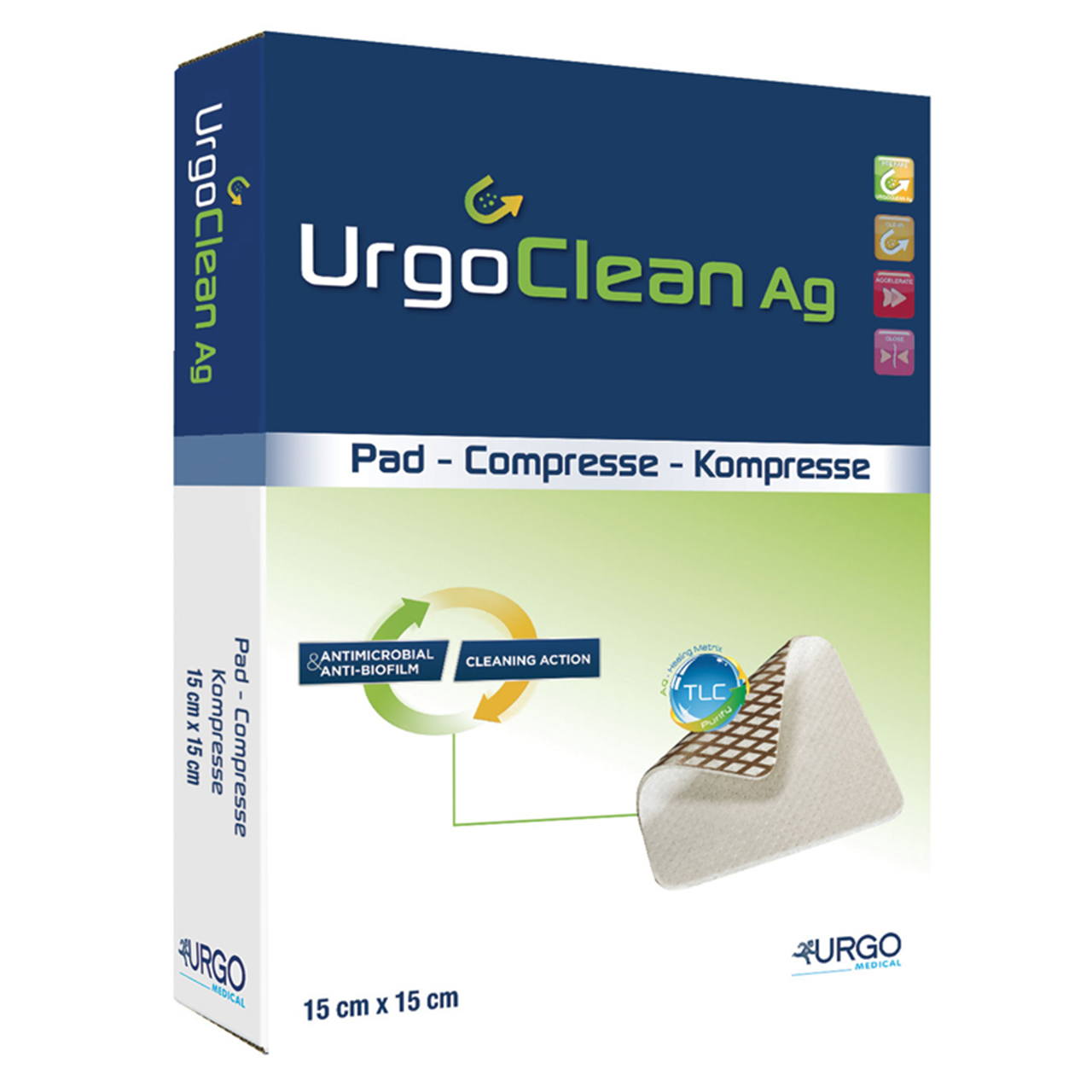 Compresse pour plaie UrgoClean Ag