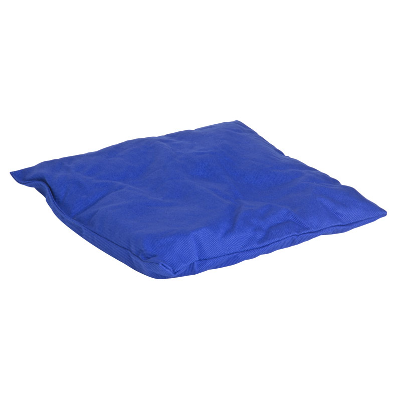 Coussin aux nouyaux de cerise Sissel, bleu