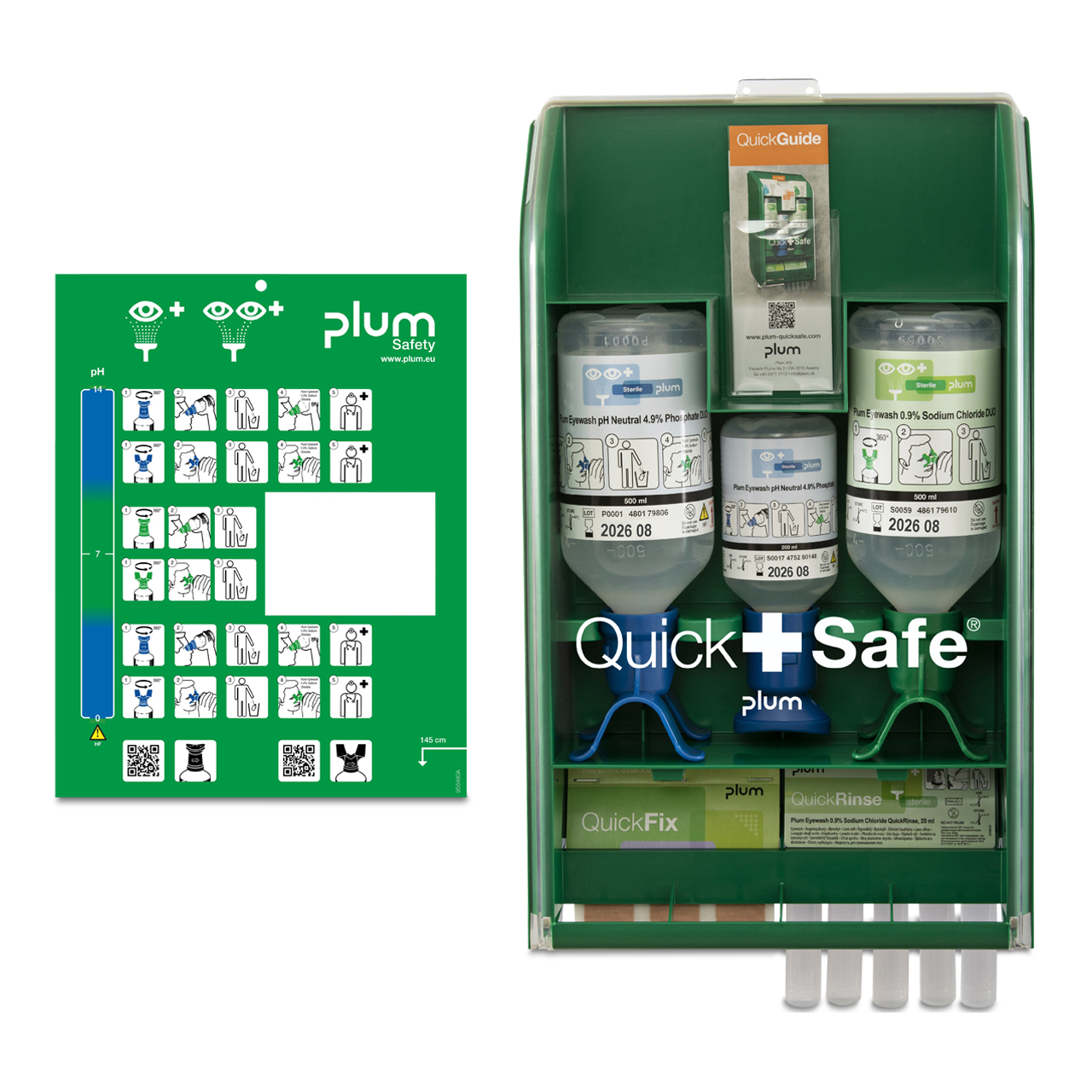 PLUM Quicksafe Chemical Industry Stat. de premiers secours