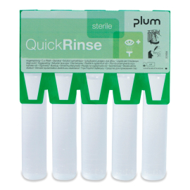 PLUM QuickRinse Solution de rinçage oculaire stérile ampoules