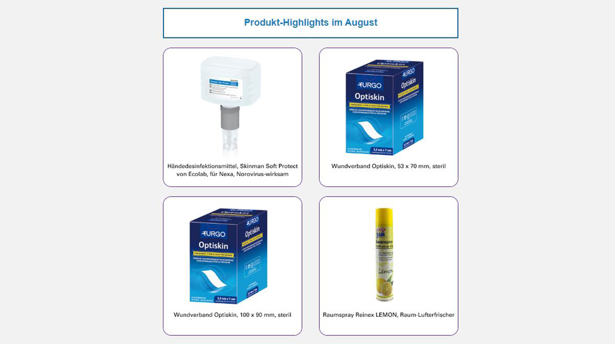 Produkt-Highlights im August